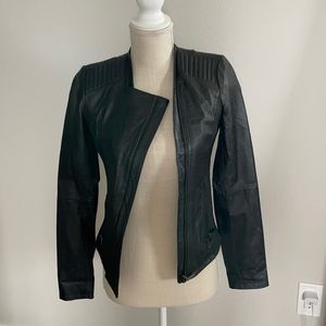 Black biker jacket